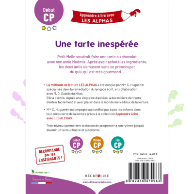 Une tarte inespérée | Lecture CP – Niveau 1 Les Alphas