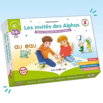 🚨 NOUVEAUTÉ ! LES INVITÉS DES ALPHAS

Un coffret ludique comprenant 2 jeux pour maîtriser les sons complexes et se rapprocher encore plus de la lecture en toute autonomie 📖

Les 2 jeux proposés permettent de s’amuser d’une part : 
• à reconnaître les différentes façons d’orthographier un même son
• à savoir reconnaître et lire correctement les changements de prononciation des lettres g et c

D’autre part : à trouver sa propre façon de jouer ! 🎲
•
Bravo à celles et ceux qui avaient deviné le thème de ce coffret dans le post précédent ! 😁
•
•
#lesalphas #apprendrealire #lecture #sonscomplexes #teampe