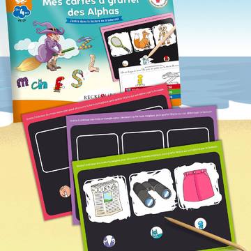Vous voulez emmener les Alphas en vacances sans faire déborder la valise ? 🧳 On a ce qu’il vous faut !
Nos cartes à gratter pour continuer à faire connaissance avec les personnages des Alphas tout en s’amusant 🤗

10 cartes à gratter recto verso fournies avec un stylet en bois, pour pouvoir gratter à volonté !