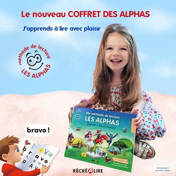 La seule méthode de lecture qui permet d'apprendre en s'amusant !  #lesalphas #apprendrealire #pedagogie #apprendreautrement #lecture