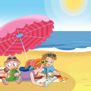 C’est les grandes vacances ! Ça y est l’année scolaire est terminée, c’est l’heure de profiter de l’été comme Petit Malin et ses camarades de plage ☀️ Bonnes vacances à toutes et tous 🤩🏖 
•
•
#lesalphas #apprendrealire #vacances #été #teampe #pedagogiealternative