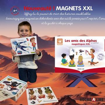 Avez-vous vu nos superbes coffrets de #magnets XXL  #magnetspersonnalisés  #lesalphas #apprendrealire #pedagogie #apprendreautrement #lecture
➡️ https://editionsrecrealire.com/pour-les-professionnels/67561-les-amis-des-alphas-magnetiques-xxl--9782366471892.html