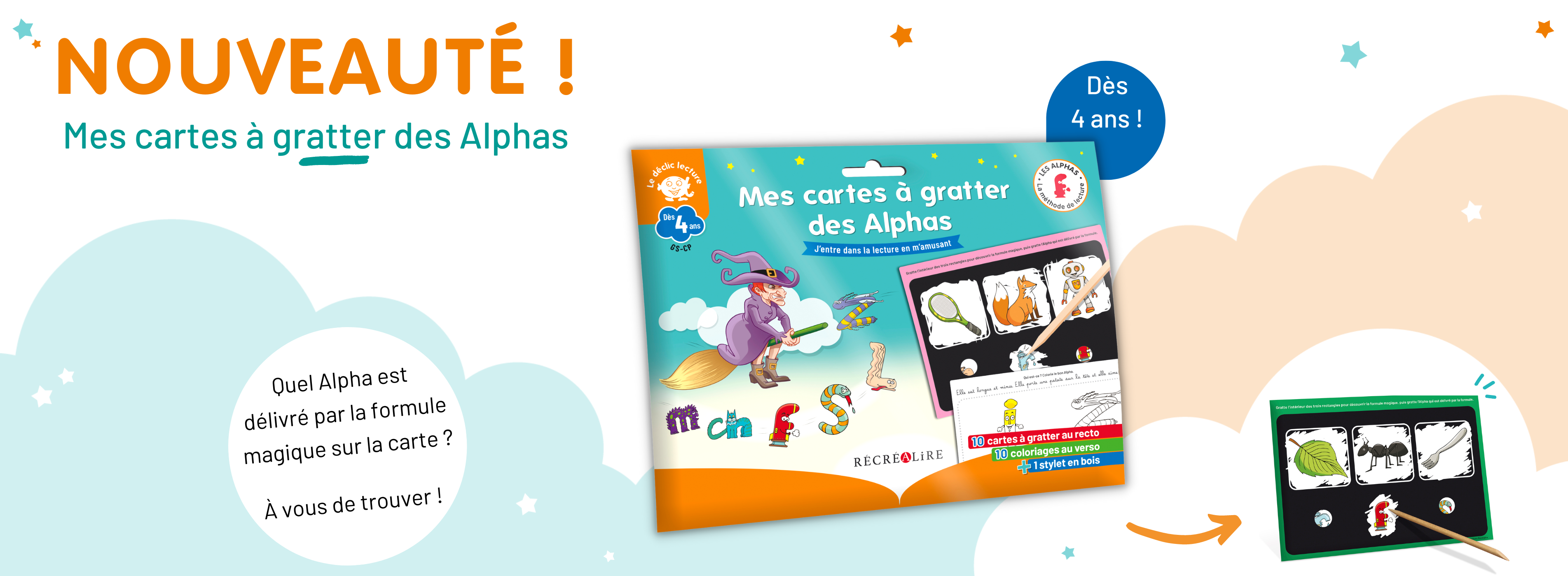 Editions Recrealire Methode De Lecture Les Alphas Des 4 Ans